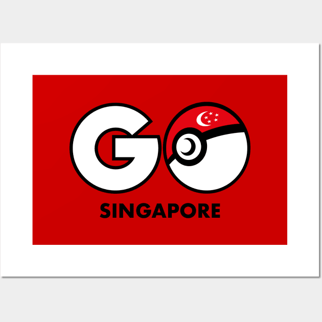 Go Singapore Light Wall Art by OrtegaSG